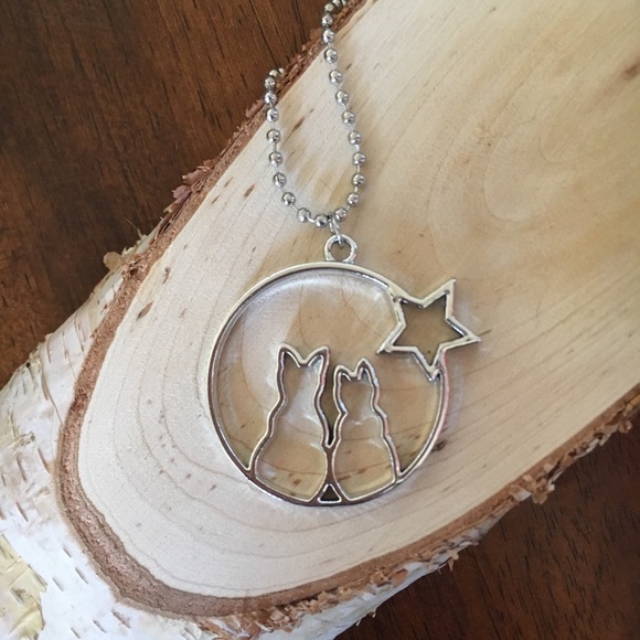 Wild Cats Under The Stars Necklace - Picture 4 of 5